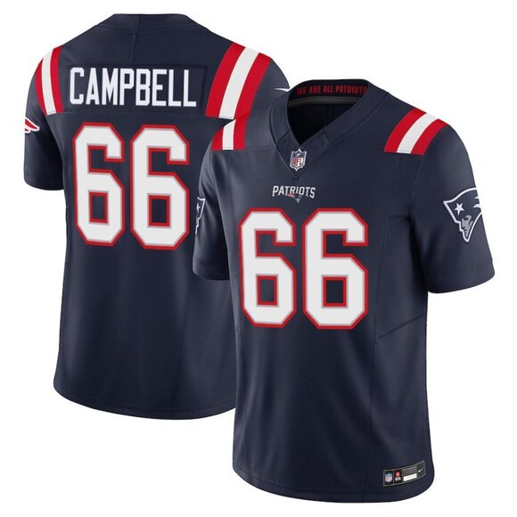 Mens Youths Kids Womens Will Campbell Navy Stitched Jersey Vapor